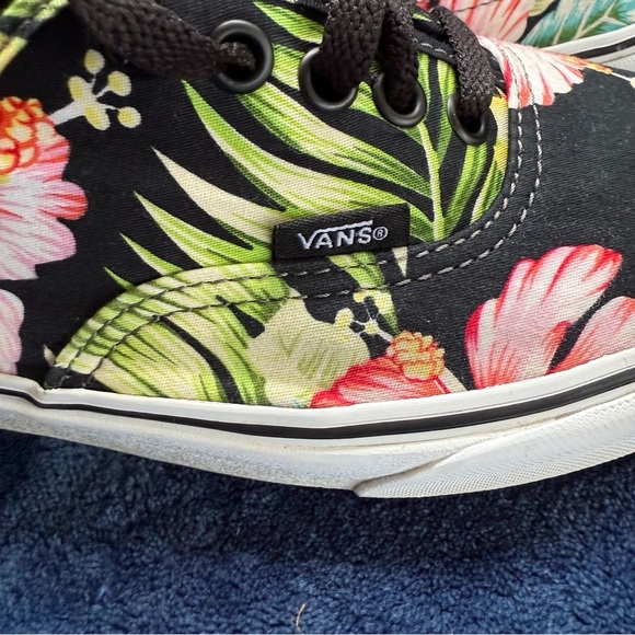Vans Atwood Hawaiian Tropical Floral Canvas Sneakers Unisex Size 10W 8.5M Shoes - Picture 6 of 8
